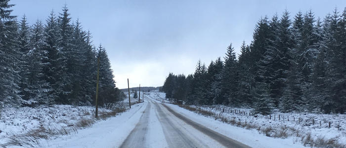 snowy scotland